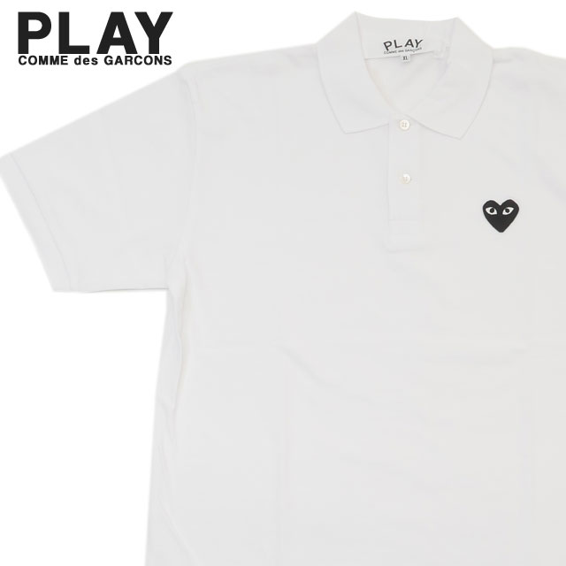 [ָݥ5ܥڡ!!]  ץ쥤 ǥ륽 PLAY COMME des GARCONS BLACK HEART POLO SHIRT λ ݥ  ǥ AX-T066-051