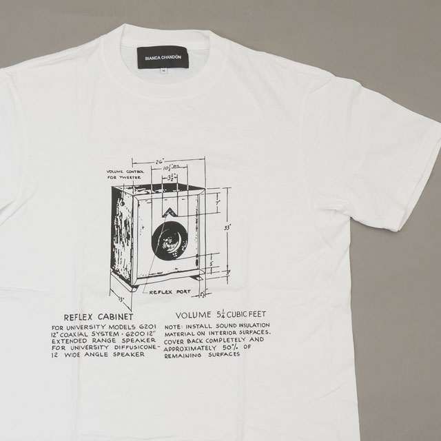 [���ָ���ݥ����5�ܥ����ڡ�����!!] �ӥ��󥫥����ɥ� Bianca Chandon CIRCUMFLEX SOUND T-SHIRT TEE T����� WHITE ��� M������ ����š�