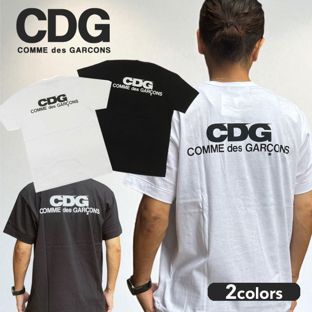 [ָݥ5ܥڡ!!]  ǥ CDG ǥ륽 COMME des GARCONS BACKPRINT LOGO TEE T åȥ 饤  Made in Japan  ץ쥼 ե ˤ £ʪ SZ-T074