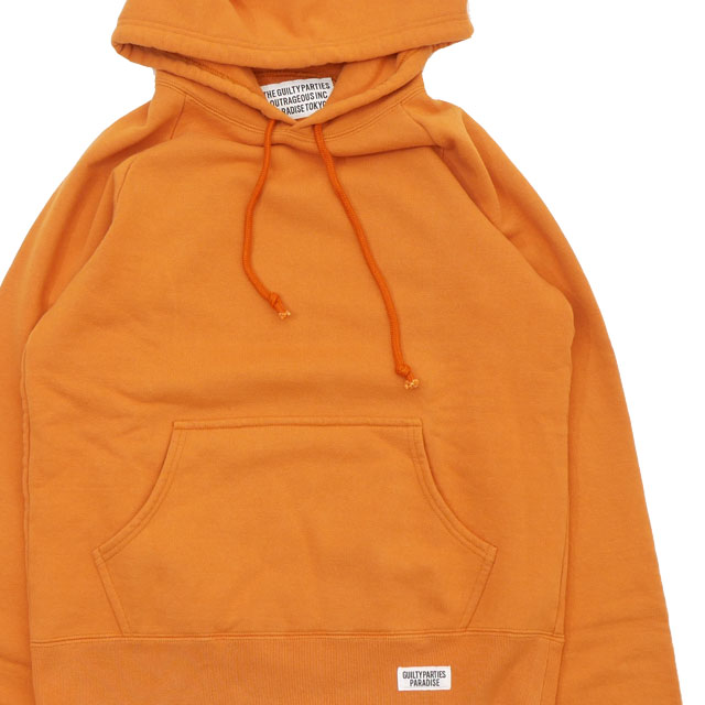 [ָݥ5ܥڡ!!] /̤ 拾ޥꥢ WACKO MARIA PULLOVER HOODED SWEAT SHIRT ץ륪С å աǥ ѡ ORANGE  M