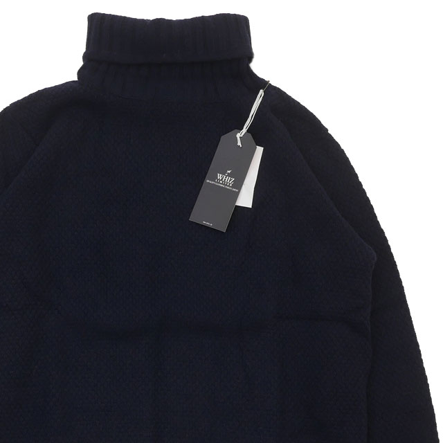 �ڴ��ָ������̲��ʡ�  ��������ߥƥå� WHIZ LIMITED TURTLE NECK KNIT �����ȥ�ͥå� �˥å� NAVY ��� M������ ����š�