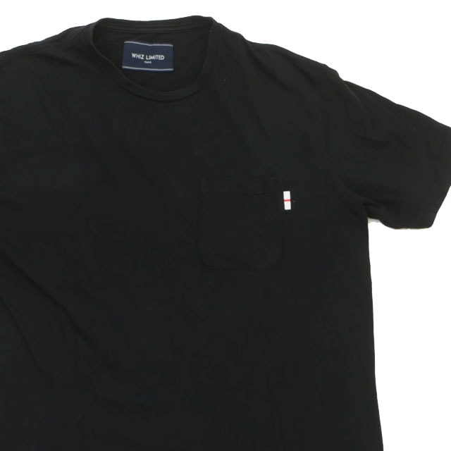 [���ָ���ݥ����5�ܥ����ڡ�����!!] ��������ߥƥå� WHIZ LIMITED POCKET TEE �ݥ��å�T����� BLACK ��� ����š�
