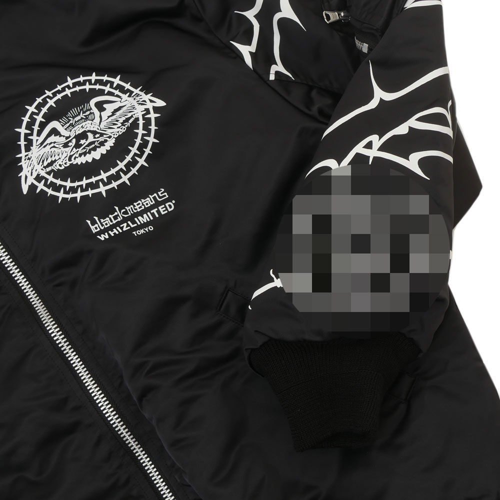 WHIZ LIMITED blackmeans MA-1 ナンバリング入 76着 期間限定ポイント5倍キャンペーン中!!] 新古品/未使用 ウィズ