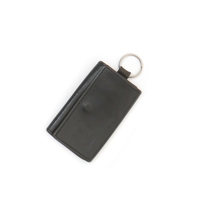 [ָݥ5ܥڡ!!] ƥ塼 STUSSY LEATHER KEY CASE 쥶  BLACK  ǥ FREEš