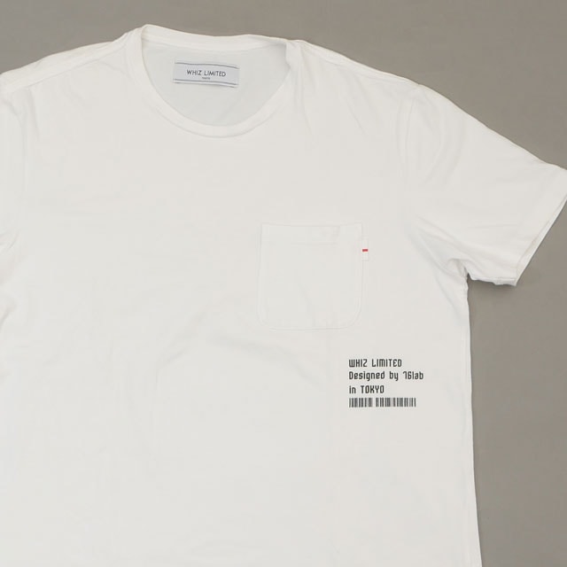 [���ָ���ݥ����5�ܥ����ڡ�����!!] ��������ߥƥå� WHIZ LIMITED POCKET TEE �ݥ��å�T����� WHITE ��� M������ ����š�