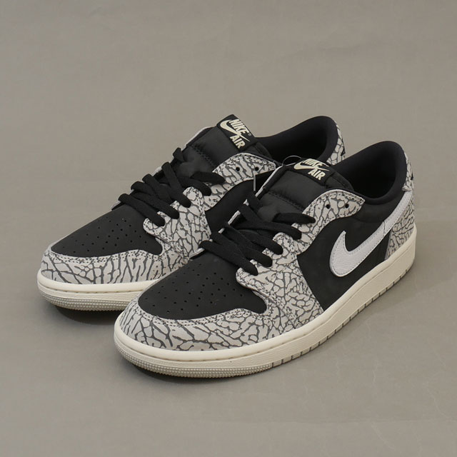 [ָݥ5ܥڡ!!]  ʥ NIKE WMNS AIR JORDAN 1 RETRO LOW OG 硼1  CZ0775-001 BLACK/MUSLIN-TECH GREY-WHITE  28.0cm