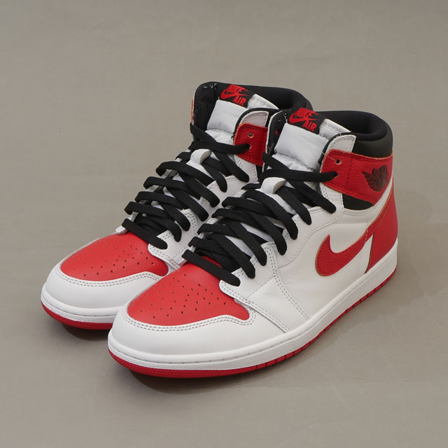 [ָݥ5ܥڡ!!]  ʥ NIKE AIR JORDAN 1 RETRO HIGH OG 硼1 ȥ ϥ WHITE/UNIVERSITY RED-BLACK 555088-161  28.5cm