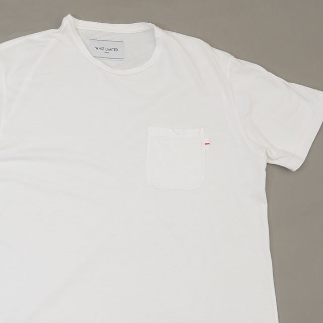 [���ָ���ݥ����5�ܥ����ڡ�����!!] ��������ߥƥå� WHIZ LIMITED POCKET TEE �ݥ��å�T����� WHITE ��� ����š�