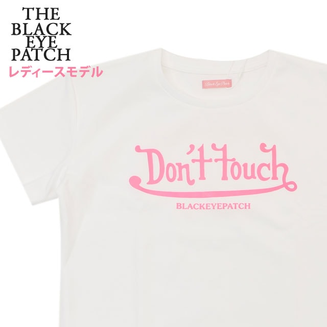 [ָݥ5ܥڡ!!]  ֥åѥå BlackEyePatch DON'T TOUCH BABY TEE T ǥ  ֥å ѥå BLACK EYE PATCH 硼Ⱦ T إФ ȥåץ Y2K