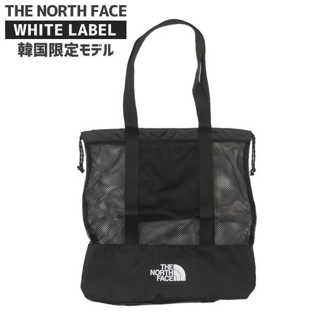 ノースフェイス 黒 トートバッグ ホワイトレーベル ブラック