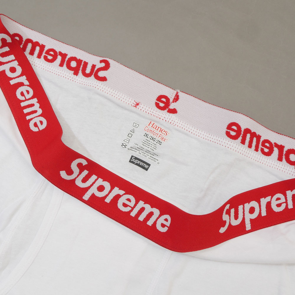 XL5枚シュプリーム ヘインズ ボクサーブリーフ Supreme 新品 シュプリーム SUPREME x ヘインズ Hanes Boxer