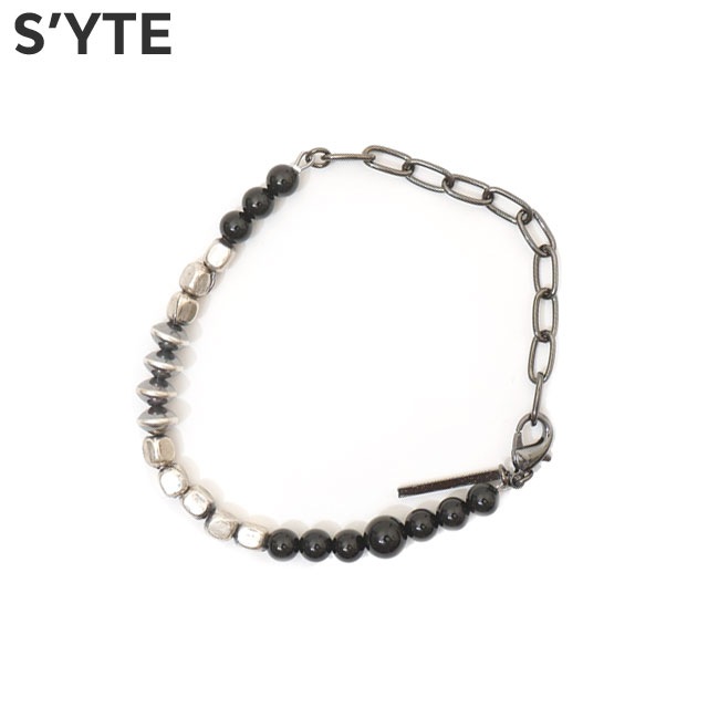[ָݥ5ܥڡ!!]   S'YTE BRASS ONYX SILVER NAVAJO BRACELET ֥饹 ˥ С ʥХ ֥쥹å  ǥ Yohji Yamamoto 襦ޥ ץ她 ס륪 磻꡼ Y-3 Ի