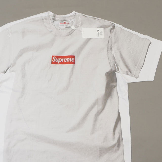 [���ָ���ݥ����5�ܥ����ڡ�����!!] ���� ����ץ꡼�� SUPREME x �᥾�� �ޥ른���� MM6 Maison Margiela 24SS Box Logo Tee �ܥå������� T����� WHITE ��� L������ 2024SS
