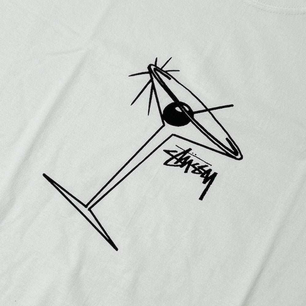 国内発送 Stussy☆ Martini Tee  ユニセックス 期間限定ポイント5倍キャンペーン中!!] 新品 ステューシー
