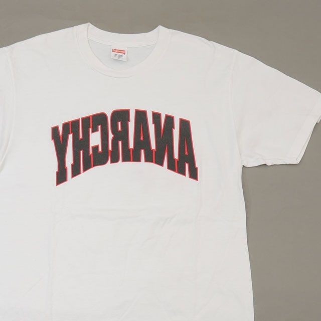 [ָݥ5ܥڡ!!] ץ꡼ Supreme 14SS Anarchy Tee T WHITE  L š 2014SS