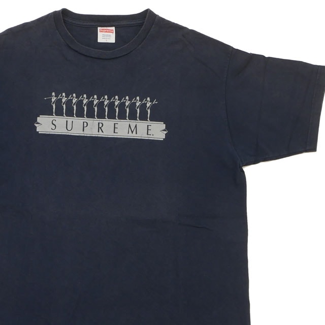 [���ָ���ݥ����5�ܥ����ڡ�����!!] ����ץ꡼�� Supreme 11SS Radio City Tee T����� NAVY ��� L������ ����š� 2011SS