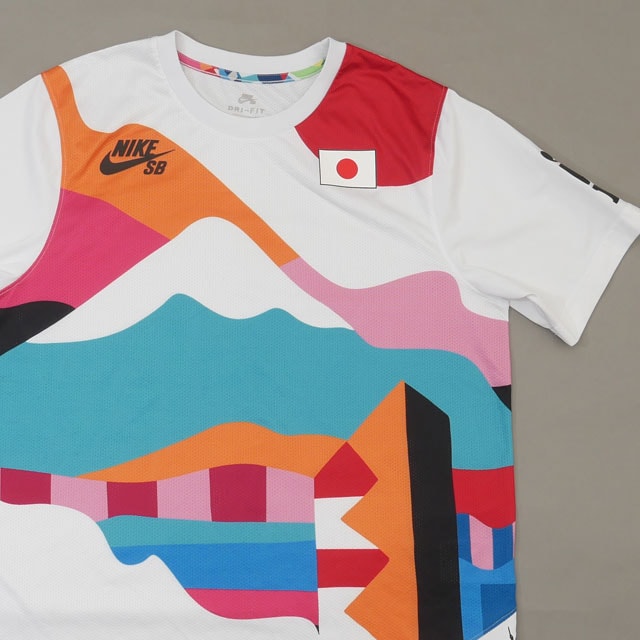 [���ָ���ݥ����5�ܥ����ڡ�����!!] �ʥ��� �����ӡ� NIKE SB x Parra CREW JERSEY JAPAN T����� CT6051-100 WHITE/BLACK ��� M������ ����š�������ɽ �������ȥܡ���