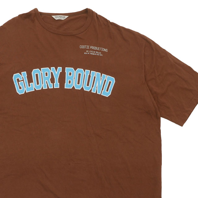 [���ָ���ݥ����5�ܥ����ڡ�����!!] �����ƥ����ץ���������� COOTIE PRODUCTIONS GLORY BOUND Print S/S Tee T����� BROWN ��� M������ ����š�