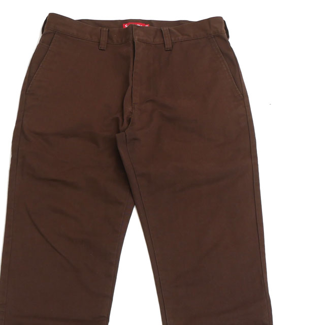 [���ָ���ݥ����5�ܥ����ڡ�����!!] ����ץ꡼�� Supreme Work Pant ����ѥ�� BROWN ��� ������34 ����š�