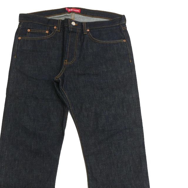 [���ָ���ݥ����5�ܥ����ڡ�����!!] ����ץ꡼�� Supreme Rigid Slim Jean �ꥸ�å� ����� ������ �ǥ˥� INDIGO ��� ������34����š�