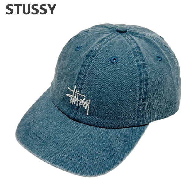 STÜSSY BURLEY THREADS ベースボールキャップ 青 MDバーリースレッドキャップ - ネイビー – Feature