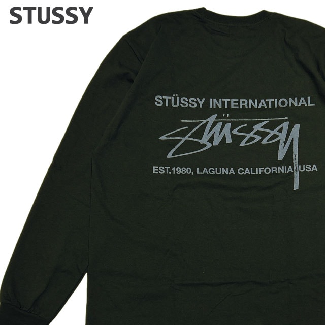 [ָݥ5ܥڡ!!]  ƥ塼 STUSSY SMOOTH INT.LS TEE ĹµT  ǥ  ȥ꡼ ȥܡ ȥå ȥ 塼