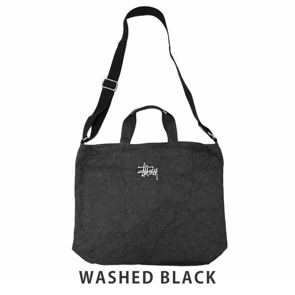 stussy バッグ Stussy Canvas Side Pouch Washed Black / Express / Genuine | eBay