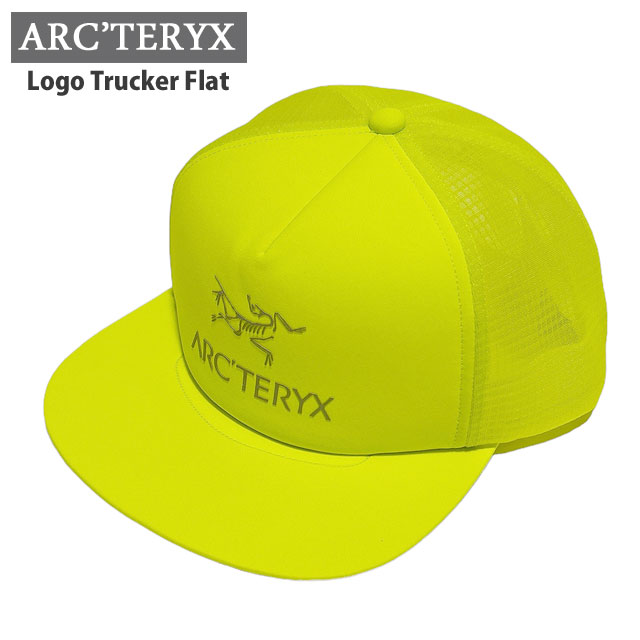 [���ָ���ݥ����5�ܥ����ڡ�����!!] ���� �������ƥꥯ�� ARC'TERYX Logo Trucker Flat Cap ����å� X000006117 �����ȥɥ� ������ ���饤�ߥ� �л� �̶� �ӥ��ͥ�