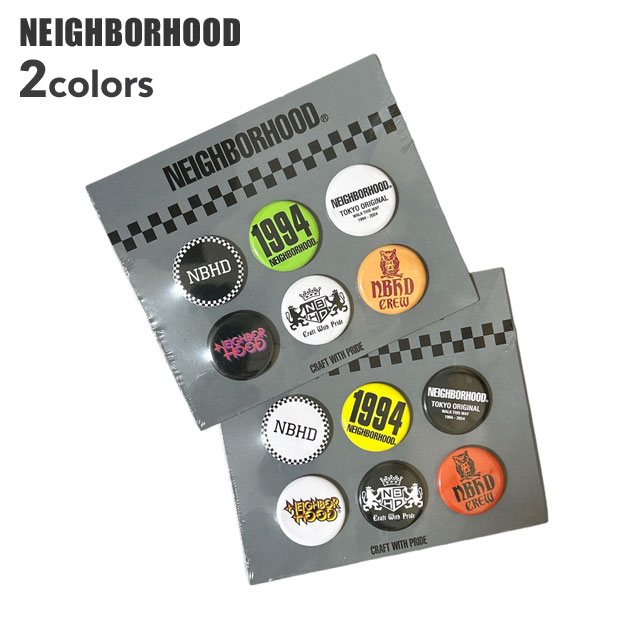 [���ָ���ݥ����5�ܥ����ڡ�����!!] ���� �ͥ��С��եå� NEIGHBORHOOD PIN BUTTON SET �̥Хå� 6�ĥ��å� ��� ��ǥ����� ���� 242MYNH-AC13 HOODS �⡼������������ �ߥ꥿�꡼ �Х����� ��������