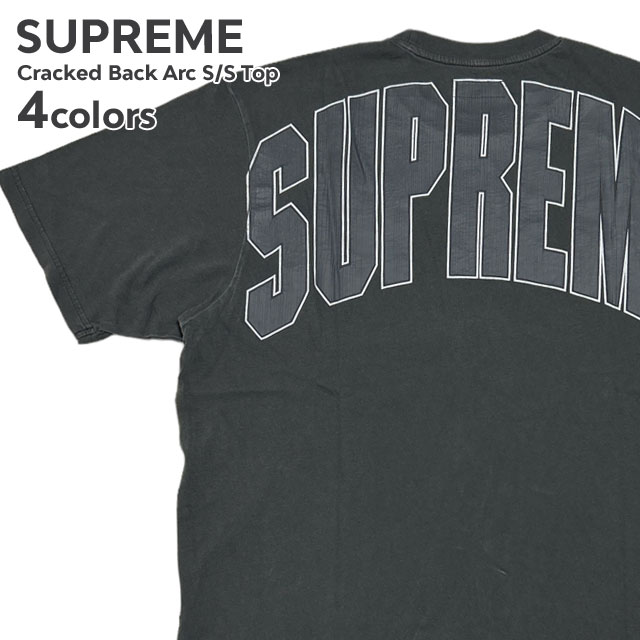 [ָݥ5ܥڡ!!]  ץ꡼ SUPREME Cracked Back Arc S/S Top T  ǥ 20 ȥ꡼  