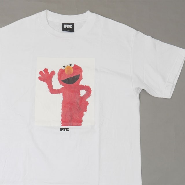 [���ָ���ݥ����5�ܥ����ڡ�����!!] ���եƥ������� FTC x �����ߥ��ȥ꡼�� SESAME STREET ELMO TEE ����� T����� WHITE ��� M����������š�