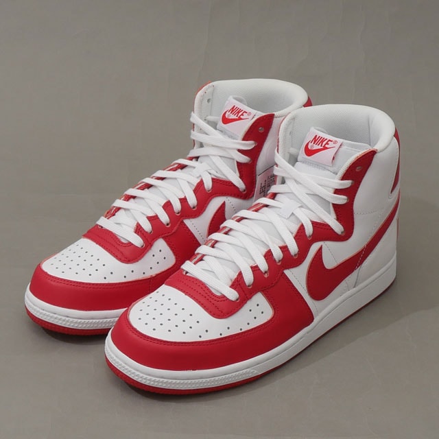 [���ָ���ݥ����5�ܥ����ڡ�����!!] ���� �ʥ��� NIKE TERMINATOR HIGH �����ߥ͡����� �ϥ� FJ4454-100 WHITE/UNIVERSITY RED ��� 28.0cm