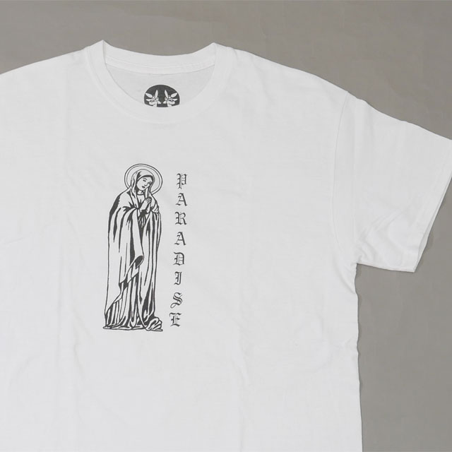[���ָ���ݥ����5�ܥ����ڡ�����!!] �ѥ������ PARADIS3 Virgin Mary Tee T����� WHITE ��� M����������š�Paradise