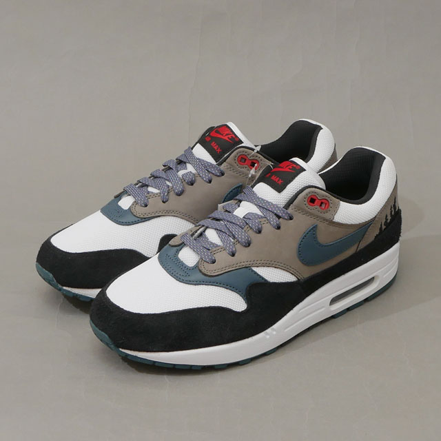[���ָ���ݥ����5�ܥ����ڡ�����!!] ���� �ʥ��� NIKE AIR MAX 1 PRM �����ޥå���1 WHITE/SLATE BLUE-BLACK FJ0698-100 ��� 28.5cm Escape