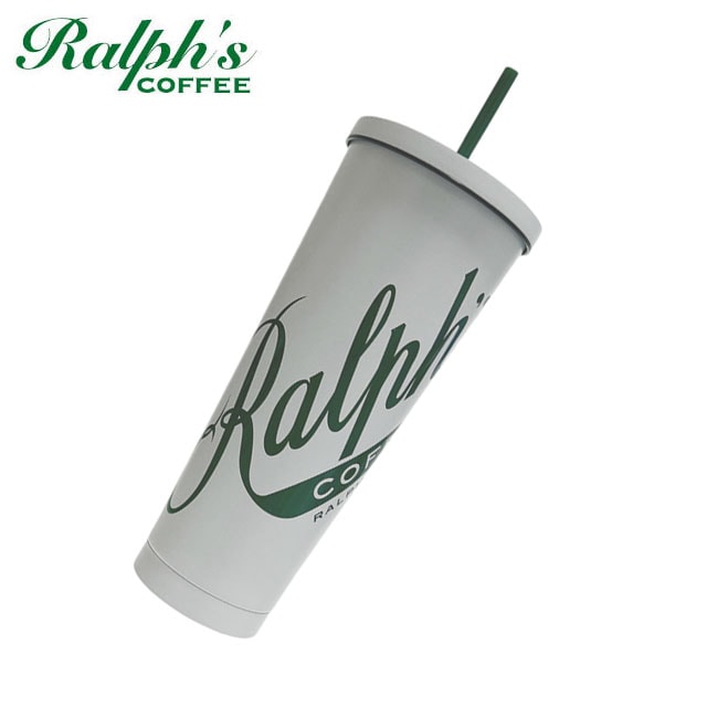 �ڲ��ʸ�ľ���ޤ����� ���� ���ե� �����ҡ� Ralph's Coffee Ice Beverage Cup & Straw ���å� ���ȥ��� ��� ��ǥ����� ���� �ݥ� ���ե������ POLO RALPH LAUREN