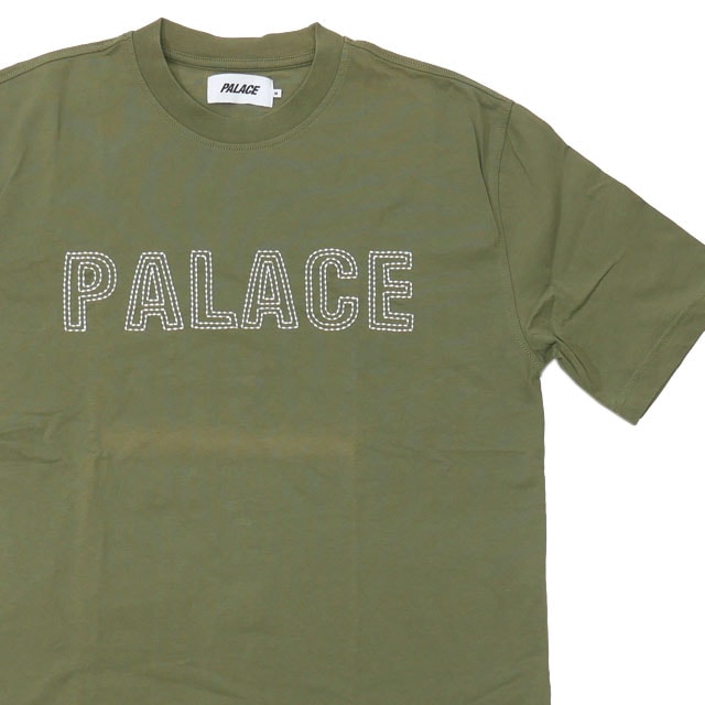 [���ָ���ݥ����5�ܥ����ڡ�����!!] �ѥ쥹 �������ȥܡ��� Palace Skateboards CONTRAST STITCH T-SHIRT TEE T����� KHAKI ��� M����������š�