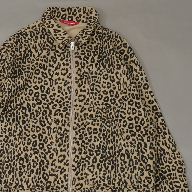 [ָݥ5ܥڡ!!] ץ꡼ Supreme 22AW Moleskin Work Jacket 㥱å LEOPARD  M š2022AW