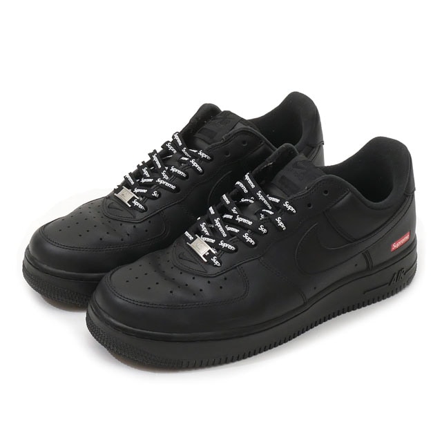 [���ָ���ݥ����5�ܥ����ڡ�����!!] ����ץ꡼�� SUPREME x �ʥ��� NIKE AIR FORCE 1 LOW �����ե�����1 BLACK/BLACK CU9225-001 ��� 28.0cm����š�