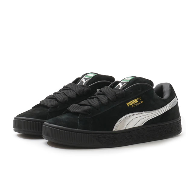[���ָ���ݥ����5�ܥ����ڡ�����!!] ���� �ס��� PUMA SUEDE XL BILLYS 401413 01 PUMA BLACK-PUMA SILVER ��� 27.5cm �ӥ꡼��