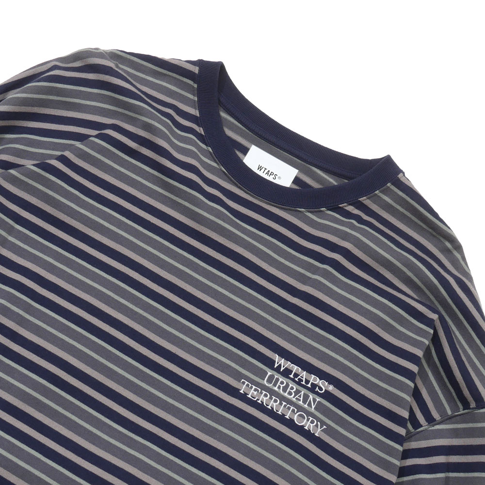 WTAPS BDY ボーダ WTAPS 新品 ダブルタップス 23SS BDY 01 LS TEE ボーダー 長袖T