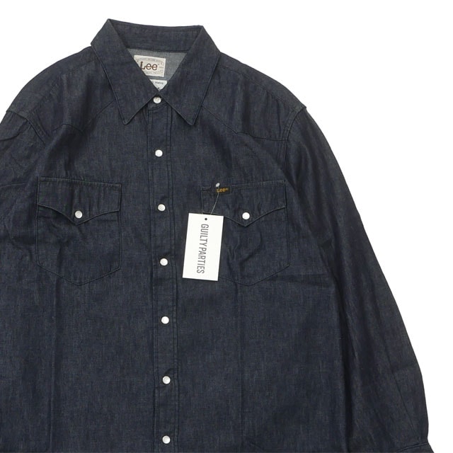 [ָݥ5ܥڡ!!]  拾ޥꥢ WACKO MARIA x ꡼ Lee DENIM WESTERN SHIRT ǥ˥   24SS-WMS-LE01 INDIGO  M