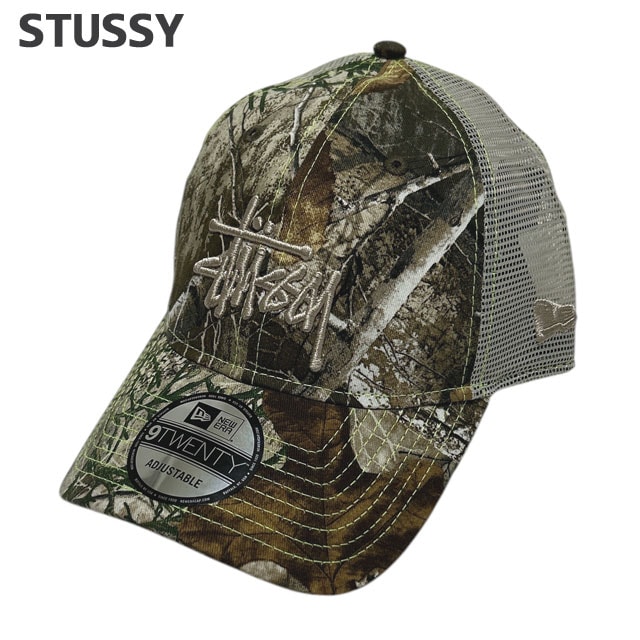 Stussy New Era 9Twenty メッシュキャップ STUSSY 新品 ステューシー ニューエラ New Era BASIC TRUCKER