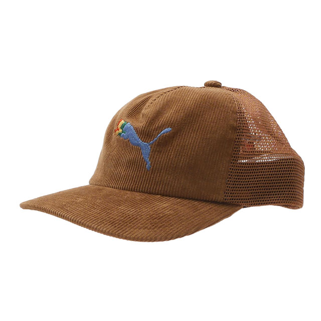 [���ָ���ݥ����5�ܥ����ڡ�����!!] ���� �ס��� PUMA x �Υ� NOAH Corduroy Mesh Trucker Cap ��å��� �ȥ�å��� ����å� BROWN ��� ��ǥ����� FREE������