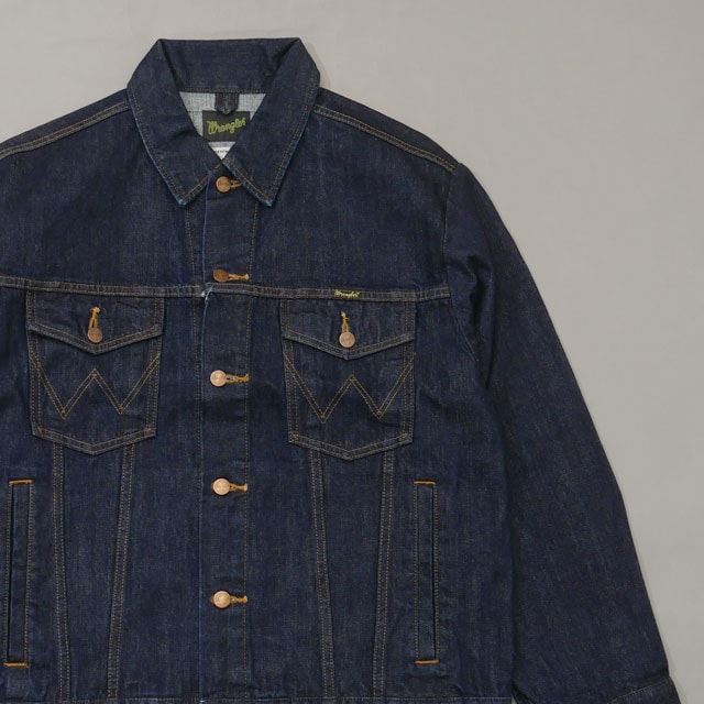 [ָݥ5ܥڡ!!]  拾ޥꥢ WACKO MARIA x 󥰥顼 WRANGLER DENIM TRUCKER JACKET ǥ˥ ȥå㥱å INDIGO  L