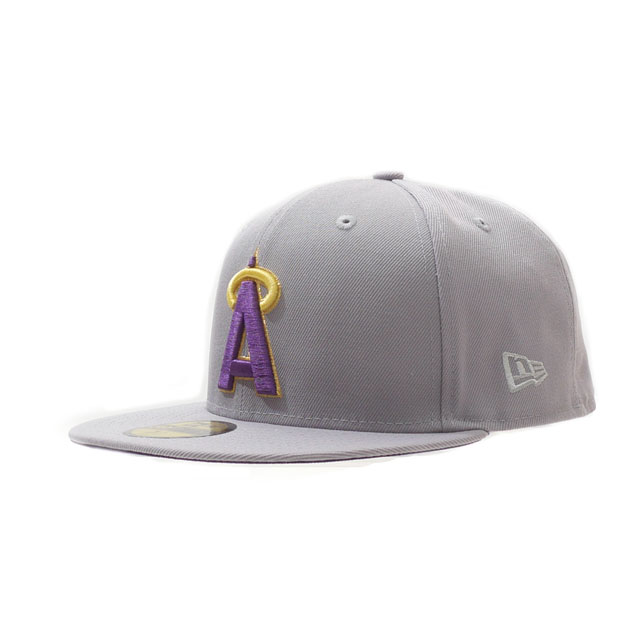 [���ָ���ݥ����5�ܥ����ڡ�����!!] ���� �˥塼���� New Era Los Angeles Angels 59FIFTY CAP �ִ���⹻���顼 GRAY ��� 7.3/8