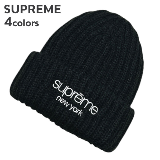 [ָݥ5ܥڡ!!]  ץ꡼ SUPREME Classic Logo Chunky Ribbed Beanie ӡˡ ˥åȥå KNIT CAP  ǥ 20 ȥ꡼  