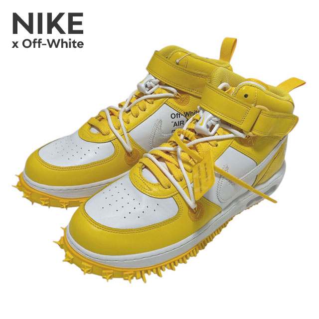[���ָ���ݥ����5�ܥ����ڡ�����!!] ��Ķ���㤤���̥ܶ��ˡ�����SALE�� ���� �ʥ��� NIKE x ���ա��ۥ磻�� OFF-WHITE AIR FORCE 1 MID SP LTHR �����ե�����1 DR0500-101 ��� AF1 �ߥå�