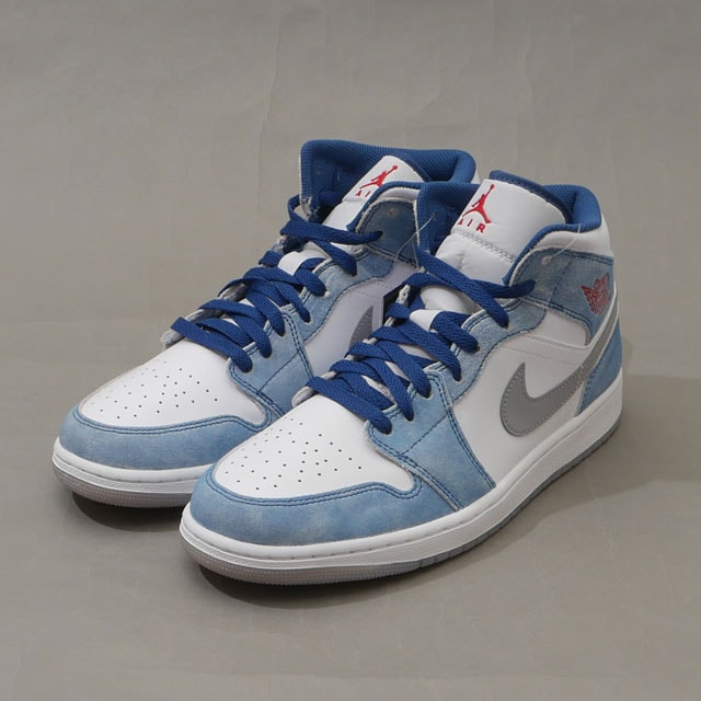 [ָݥ5ܥڡ!!]  ʥ NIKE AIR JORDAN 1 MID SE 硼1 FRENCH BLUE/FIRE RED-WHITE DN3706-401  28.0cm