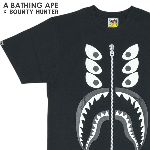 [ָݥ5ܥڡ!!]   A BATHING APE x Хƥϥ󥿡 BOUNTY HUNTER MAD SHARK TEE 㡼 T    ٥  ٥ BAPE ҥ塼ޥᥤ HUMAN MADE ˥ NIGO