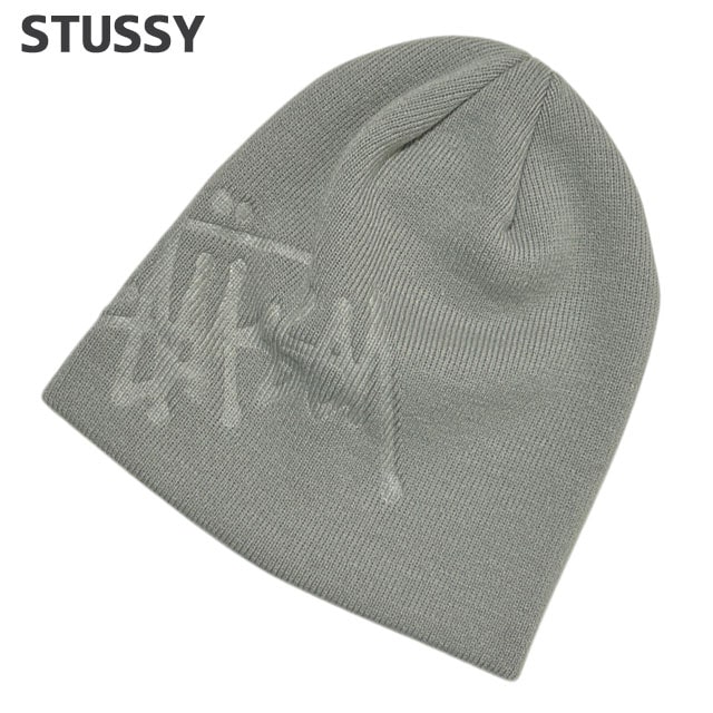 [���ָ���ݥ����5�ܥ����ڡ�����!!] ���� ���ƥ塼���� STUSSY DEBOSSED BASIC LOGO SKULLCAP �ӡ��ˡ� �����륭��å� �˥å� ����å� ��� ��ǥ����� ���� �������� ���ȥ꡼�� �����ȥܡ��� ���ȥå�����